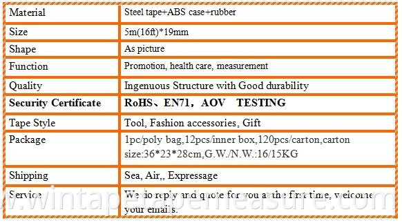 High precision steel meter carpenter tools for offset printing tape measure with Your Design